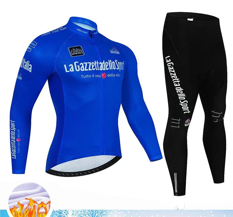 Calico | Winter Cycling Set for Men Thermo | 20D Gel Padding, Breathable - Nalani - Fashion Clothing and Decor