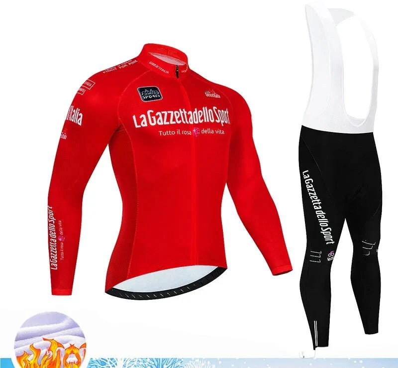 Calico | Winter Cycling Set for Men Thermo | 20D Gel Padding, Breathable - Nalani - Fashion Clothing and Decor