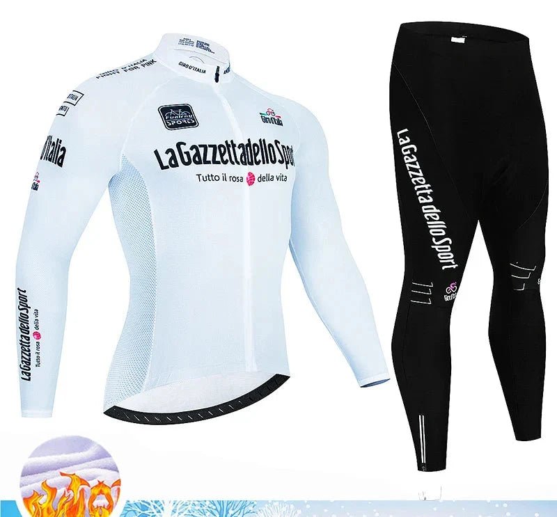 Calico | Winter Cycling Set for Men Thermo | 20D Gel Padding, Breathable - Nalani - Fashion Clothing and Decor