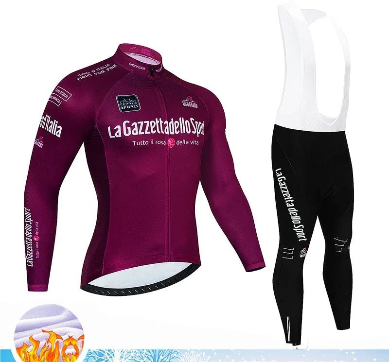 Calico | Winter Cycling Set for Men Thermo | 20D Gel Padding, Breathable - Nalani - Fashion Clothing and Decor