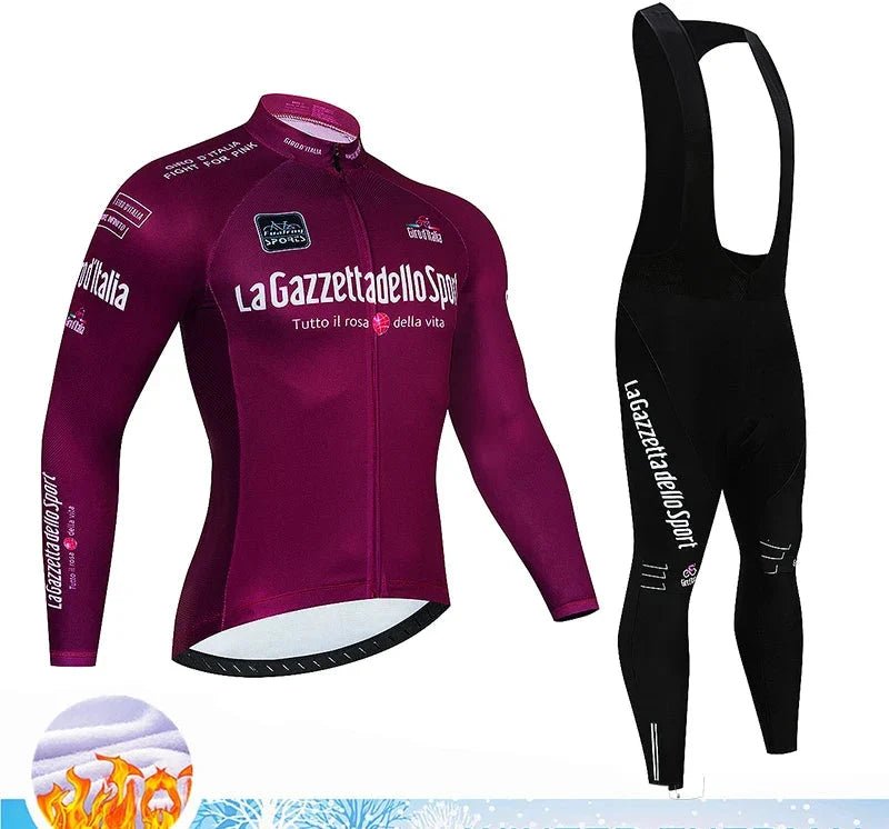 Calico | Winter Cycling Set for Men Thermo | 20D Gel Padding, Breathable - Nalani - Fashion Clothing and Decor