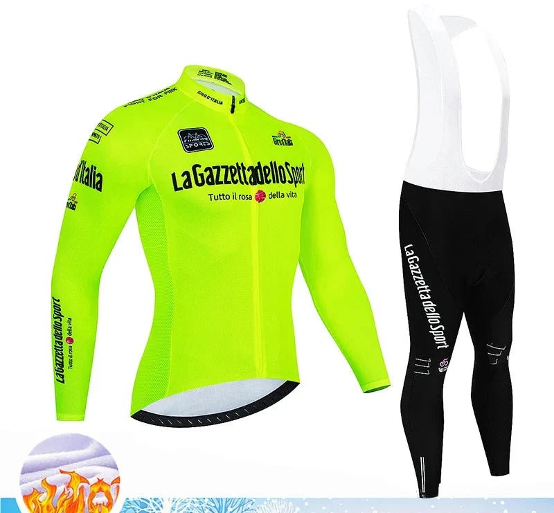 Calico | Winter Cycling Set for Men Thermo | 20D Gel Padding, Breathable - Nalani - Fashion Clothing and Decor