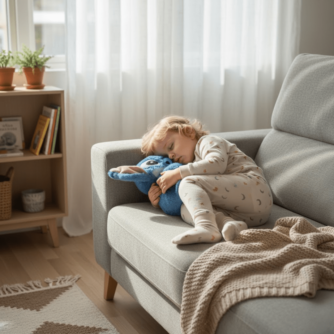 Calming Cuddly Toy – Soft Plush Stuffed Animal for Sleep & Comfort, for Kids and Adults, Blue or Pink – SnugBug - Nalani - Fashion Clothing and Decor