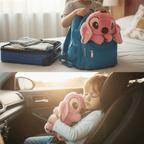 Calming Cuddly Toy – Soft Plush Stuffed Animal for Sleep & Comfort, for Kids and Adults, Blue or Pink – SnugBug - Nalani - Fashion Clothing and Decor