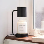 Candle Warmer Lamp – Electric Flameless Candle Warmer for Jar Candles, Melts Wax from the Top, White, Black or Metal - Nalani - Fashion Clothing and Decor