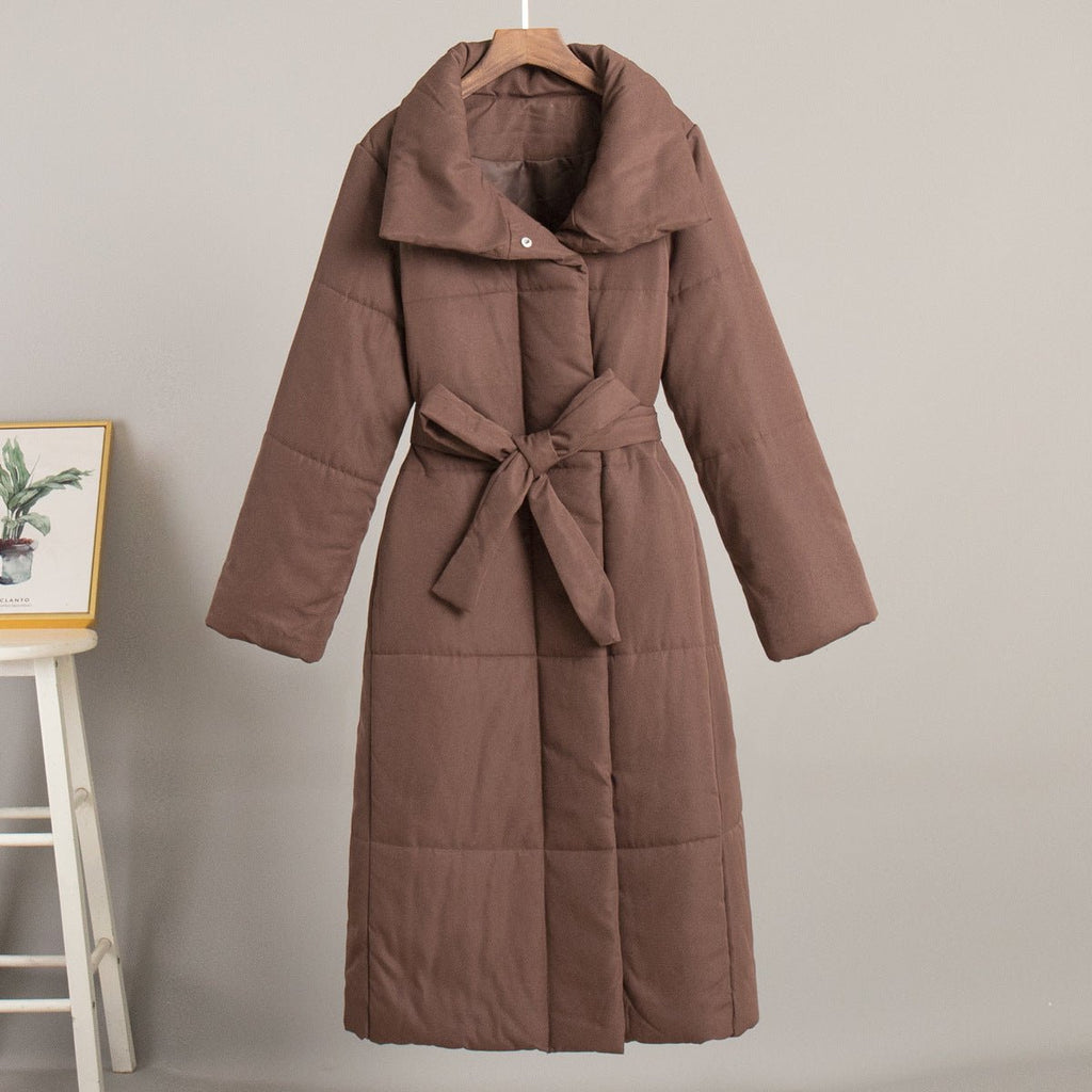 Casual Cotton Winter Coat With Standing Collar For All - Nalani - UK Fashion Clothing and Decor