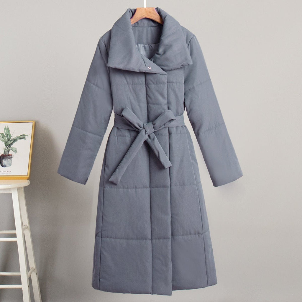 Casual Cotton Winter Coat With Standing Collar For All - Nalani - UK Fashion Clothing and Decor