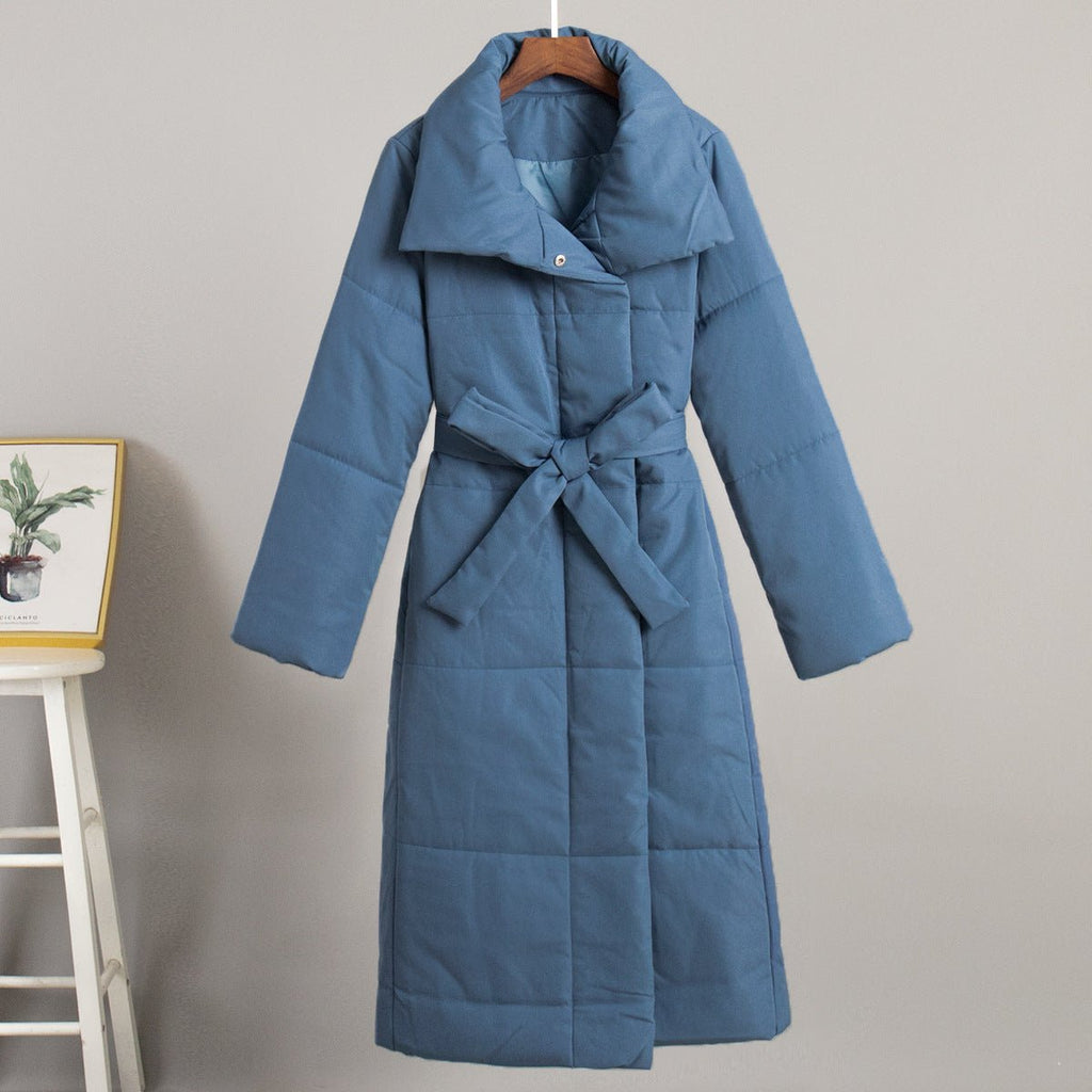 Casual Cotton Winter Coat With Standing Collar For All - Nalani - UK Fashion Clothing and Decor