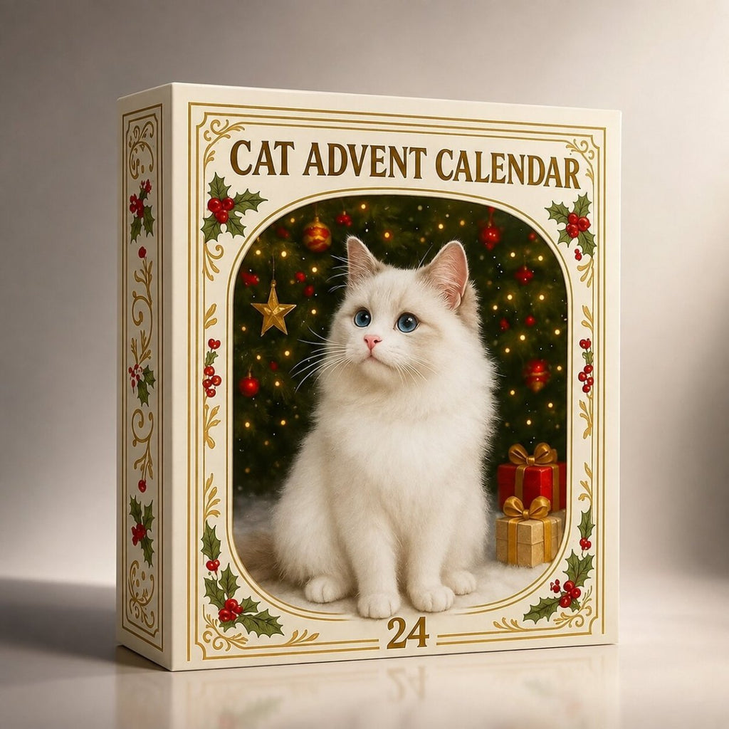 Cat Advent Calendar 2026 for Cat Lovers – Christmas Countdown with 24 Holiday Cat Figurines, Gift for Cat Lovers - Nalani - Fashion Clothing and Decor