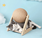 Cat Scratcher Toy with Ball Track – Interactive Cat Scratch Pad with Spinning Ball, 4.7 in or 6.3 in - Nalani - Fashion Clothing and Decor