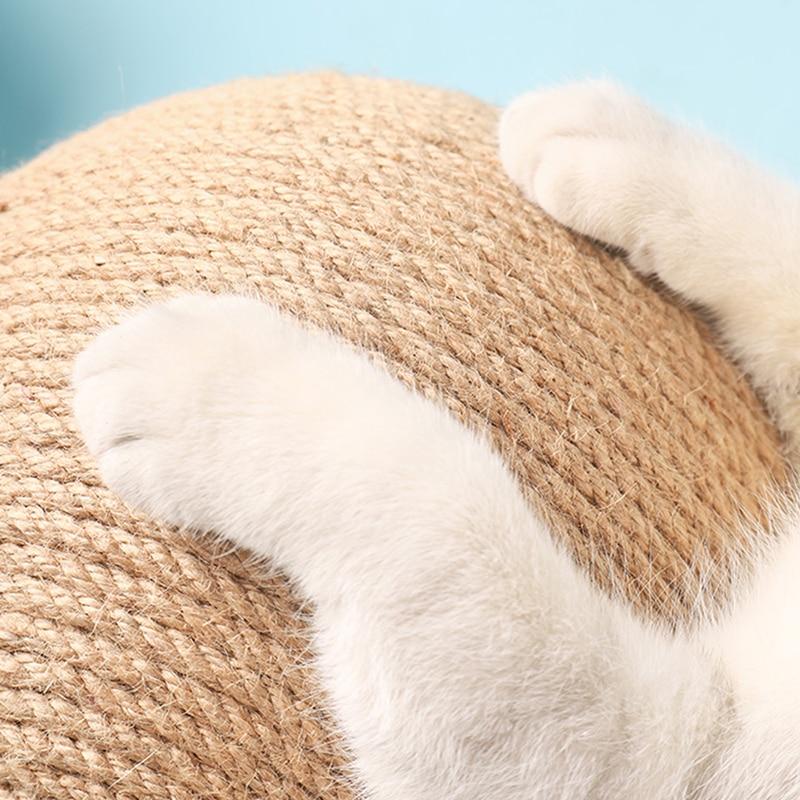 Cat Scratcher Toy with Ball Track – Interactive Cat Scratch Pad with Spinning Ball, 4.7 in or 6.3 in - Nalani - Fashion Clothing and Decor