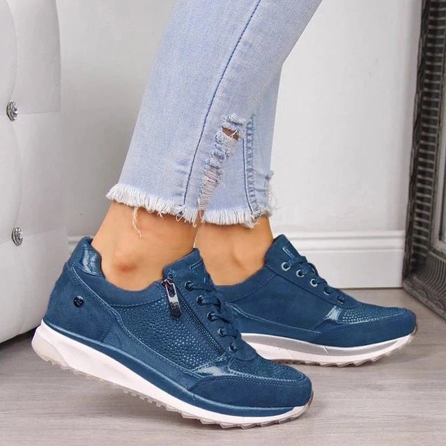 Celeni | Orthopedic Walking Shoes Arch Support Easy Zip Comfort - Nalani - UK Fashion Clothing and Decor