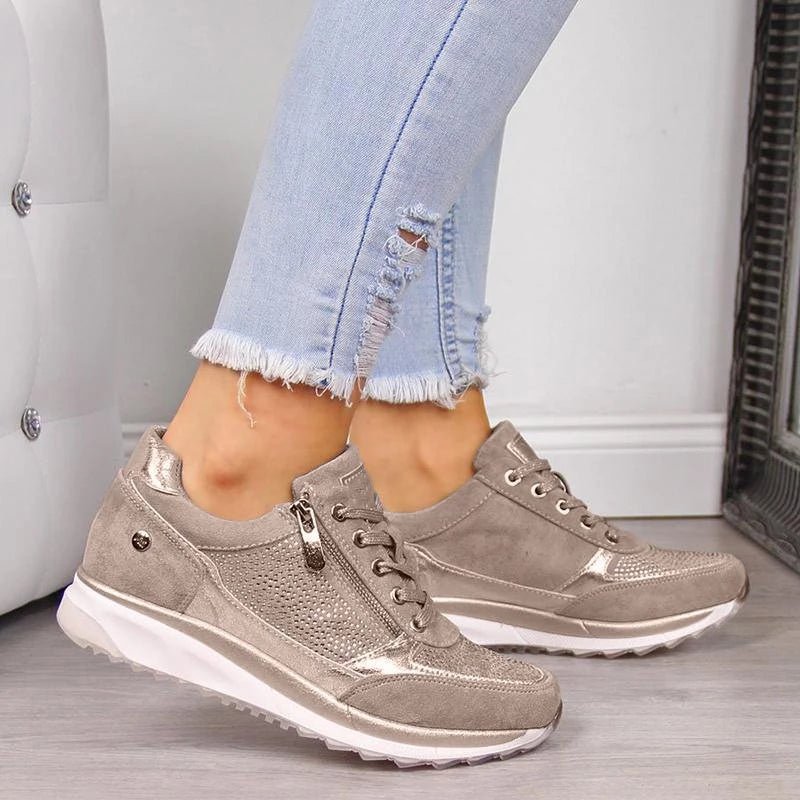 Celeni | Orthopedic Walking Shoes Arch Support Easy Zip Comfort - Nalani - UK Fashion Clothing and Decor