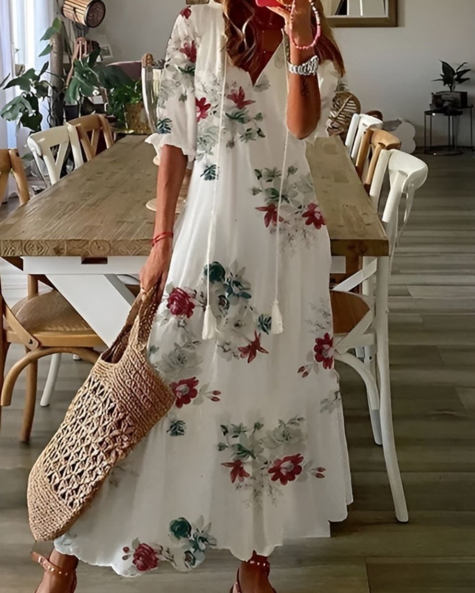 Celina | Boho Magic Covering Dress Effortless Flow For Everyday Wear - Nalani - Fashion Clothing and Decor