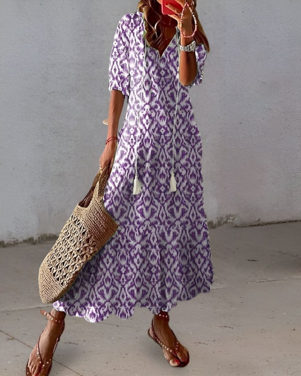 Celina | Boho Magic Covering Dress Effortless Flow For Everyday Wear - Nalani - Fashion Clothing and Decor