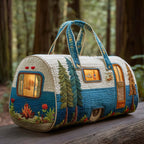 Chāme | Padded Travel Bag With Artisan Design For Weekend Trips - Nalani - Fashion Clothing and Decor