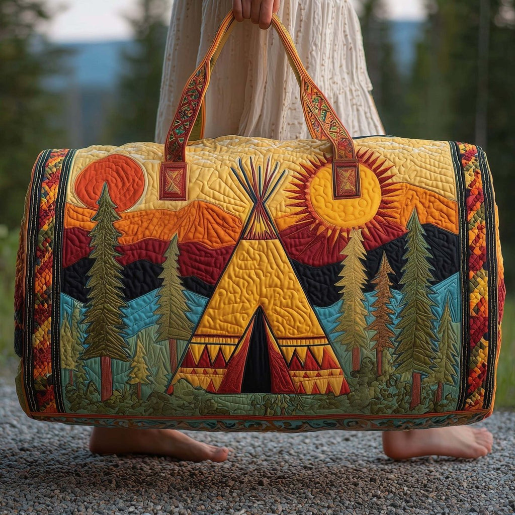Chāme | Padded Travel Bag With Artisan Design For Weekend Trips - Nalani - Fashion Clothing and Decor