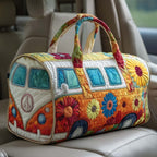 Chāme | Padded Travel Bag With Artisan Design For Weekend Trips - Nalani - Fashion Clothing and Decor