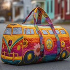 Chāme | Padded Travel Bag With Artisan Design For Weekend Trips - Nalani - Fashion Clothing and Decor
