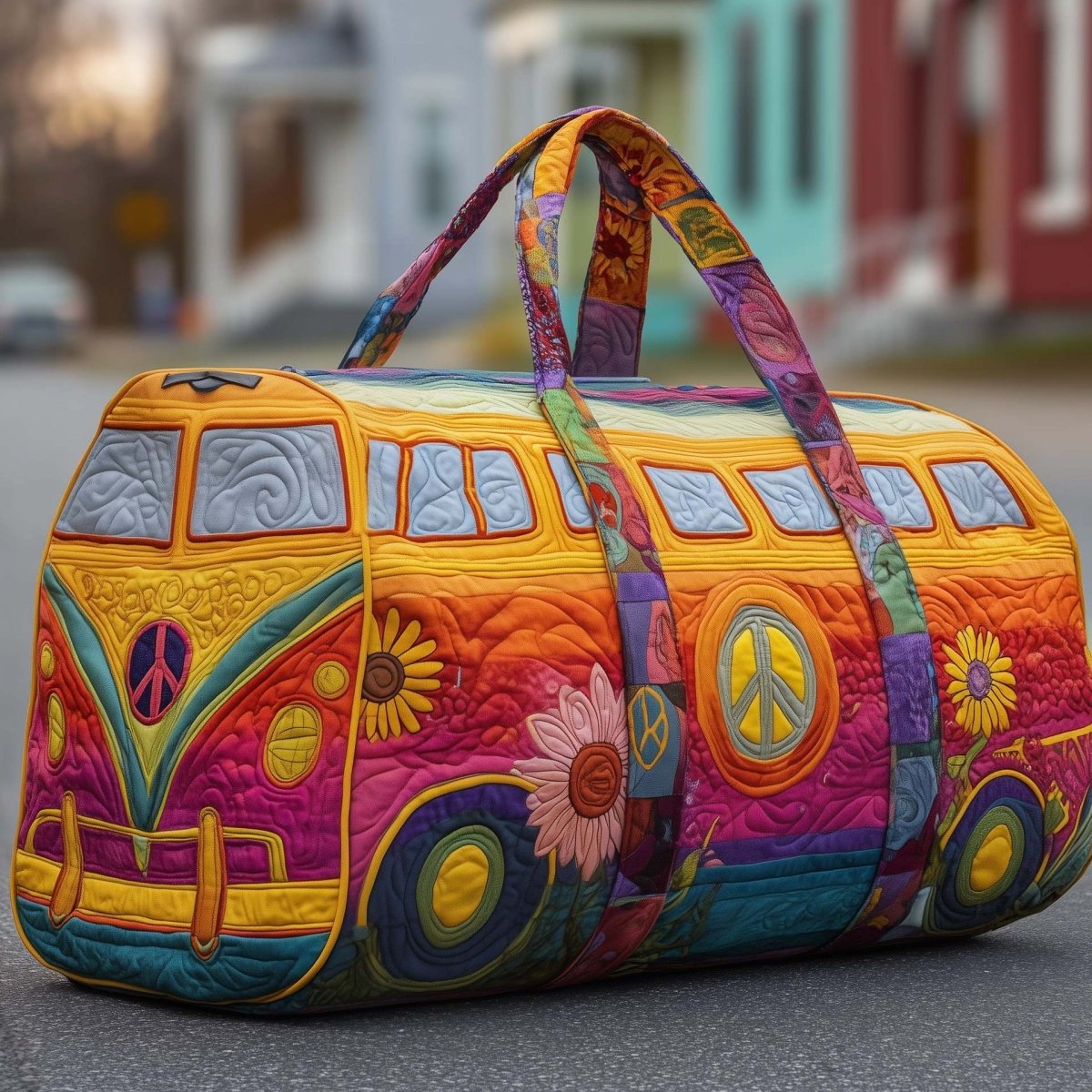 Chāme | Padded Travel Bag With Artisan Design For Weekend Trips - Nalani - Fashion Clothing and Decor