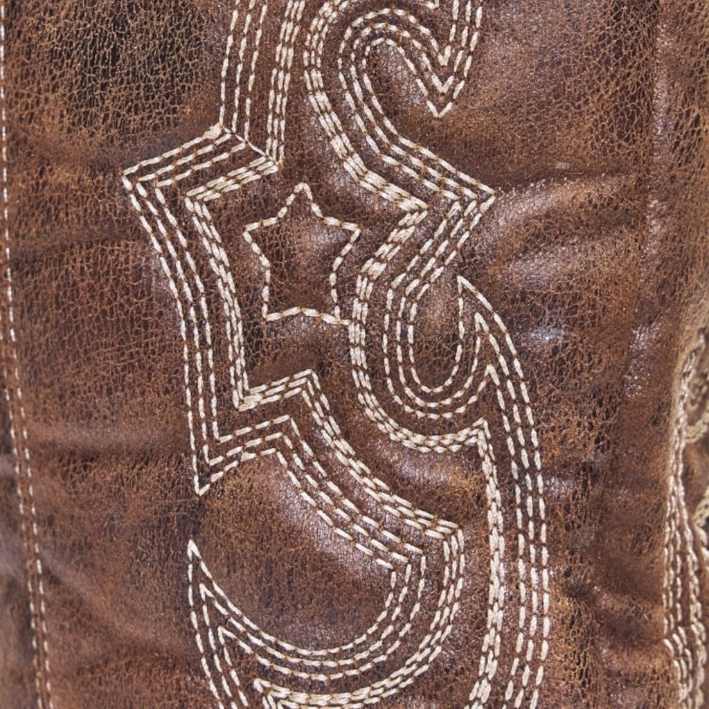 Chāme | Women's Pointed Toe Stitched Boots - Western Booties - Nalani - Fashion Clothing and Decor
