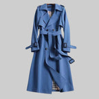 Chāme | Women's Trench Coat | Belted Double Breasted Design - Nalani - Fashion Clothing and Decor