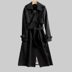 Chāme | Women's Trench Coat | Belted Double Breasted Design - Nalani - Fashion Clothing and Decor