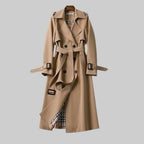 Chāme | Women's Trench Coat | Belted Double Breasted Design - Nalani - Fashion Clothing and Decor