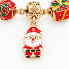 Charm Bracelet Advent Calendar for Girls – 2 Silver Plated Bracelets & 22 Charms and Beads, DIY Bracelet Set, 9 Designs - Nalani - Fashion Clothing and Decor