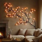 Cherry Blossom Vine Led Wall Art Decor With Soft Glow Lighting - Nalani - Fashion Clothing and Decor