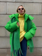 Chic Ladies Hooded Winter Puffer Jacket For Cold Weather - Nalani - UK Fashion Clothing and Decor