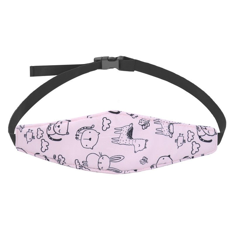 Child Headrest for Car Seat – Adjustable Head Support for Sleeping in Car Seat, Soft & Breathable, Gray, Dinosaur, Ocean or Pink - Nalani - Fashion Clothing and Decor