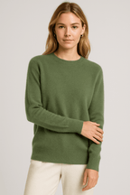 Classic Crew Neck Cashmere-Look Jumper for Women – Soft Knitted Jumper, 11 Colours, S–2XL – Freya Harper - Nalani - Fashion Clothing and Decor