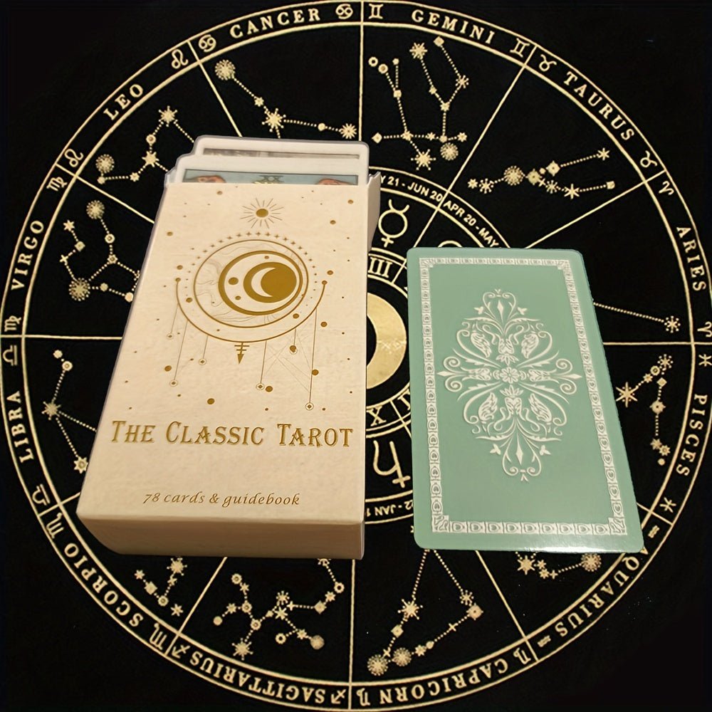 Classic Tarot Card Set with 78 Cards and Guidebook – Tarot Deck for Beginners and Experienced Readers - Nalani - Fashion Clothing and Decor