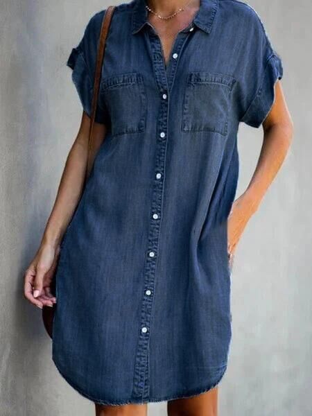Coastal Shirt Dress for Summer Days and Easy Comfort - Nalani - UK and AUS Fashion Clothing and Decor