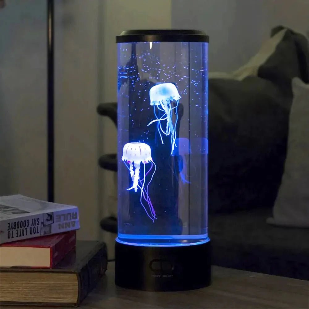 Colorful Jellyfish Night Lamp For Calming Bedtime Glow With Color Changing LED Lights For Sleep And Bedroom Decor - Nalani - Fashion Clothing and Decor