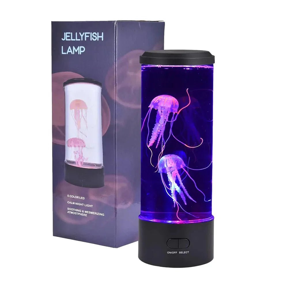 Colorful Jellyfish Night Lamp For Calming Bedtime Glow With Color Changing LED Lights For Sleep And Bedroom Decor - Nalani - Fashion Clothing and Decor