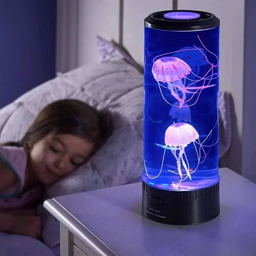 Colorful Jellyfish Night Lamp For Calming Bedtime Glow With Color Changing LED Lights For Sleep And Bedroom Decor - Nalani - Fashion Clothing and Decor