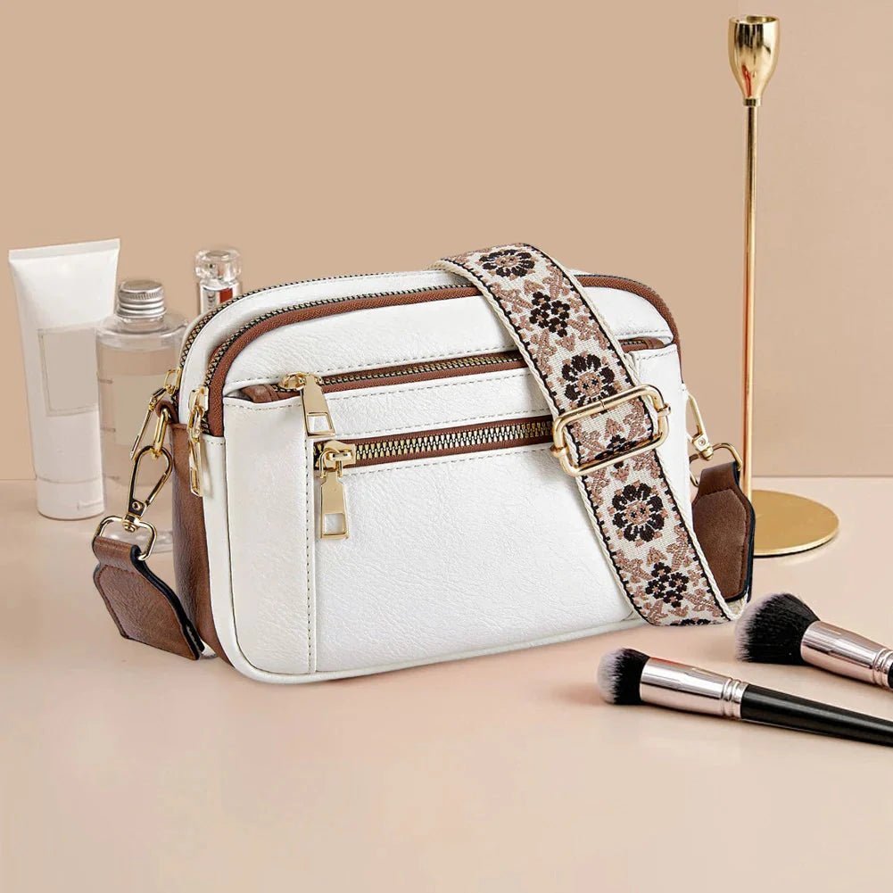 Colorful Straps Crossbody Vegan Leather Bags - Nalani - UK Fashion Clothing and Decor