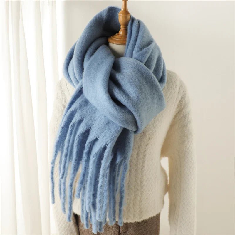 Colorful Women's Winter Scarf Cashmere Like Warm Luxury - Nalani - UK Fashion Clothing and Decor