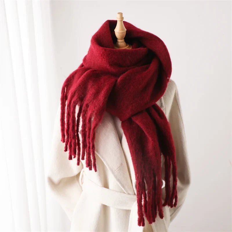 Colorful Women's Winter Scarf Cashmere Like Warm Luxury - Nalani - UK Fashion Clothing and Decor