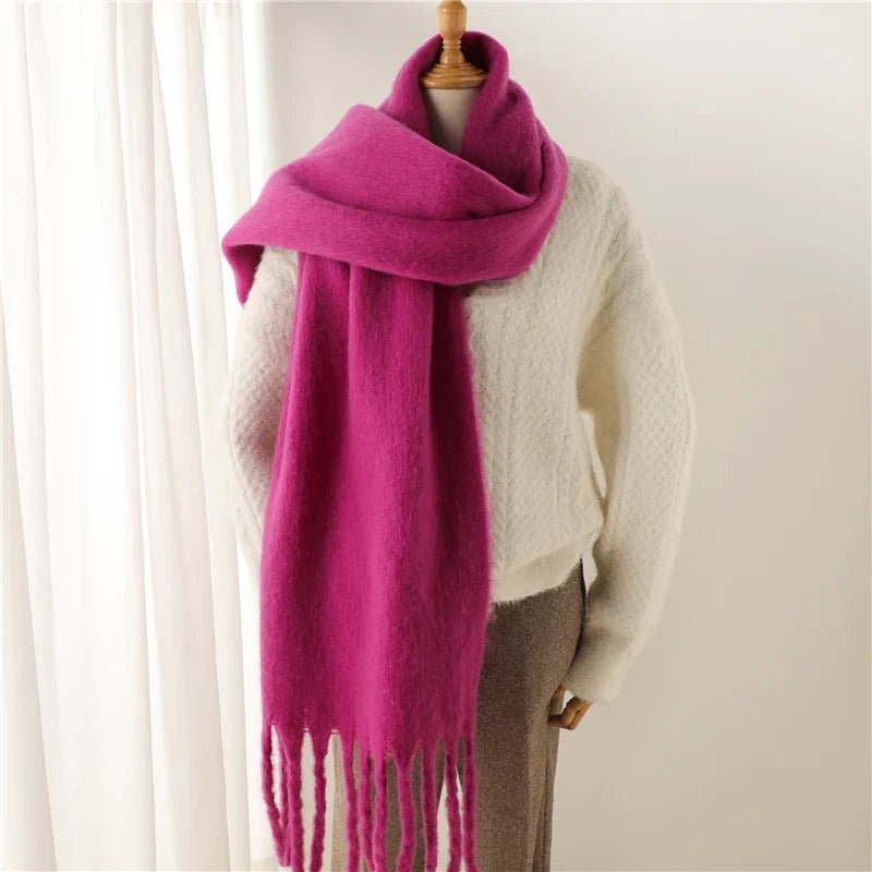 Colorful Women's Winter Scarf Cashmere Like Warm Luxury - Nalani - UK Fashion Clothing and Decor