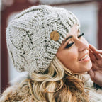 Comfortable Knitted Hat - Elena Cozy Winter Knit Beanie For Cold Days - Nalani - Fashion Clothing and Decor