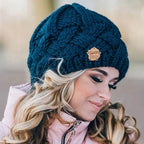Comfortable Knitted Hat - Elena Cozy Winter Knit Beanie For Cold Days - Nalani - Fashion Clothing and Decor