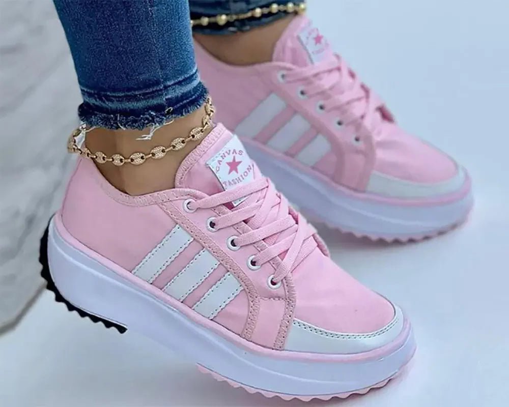 Comfortable Women's Sneakers for All Day Cushioned Comfort - Nalani - UK Fashion Clothing and Decor
