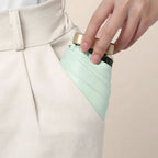 Compact Travel Umbrella – Lightweight Water-Repellent Pocket Umbrella, Only 8.8 oz, 7.5 in Folded, 8 Colors - Nalani - Fashion Clothing and Decor