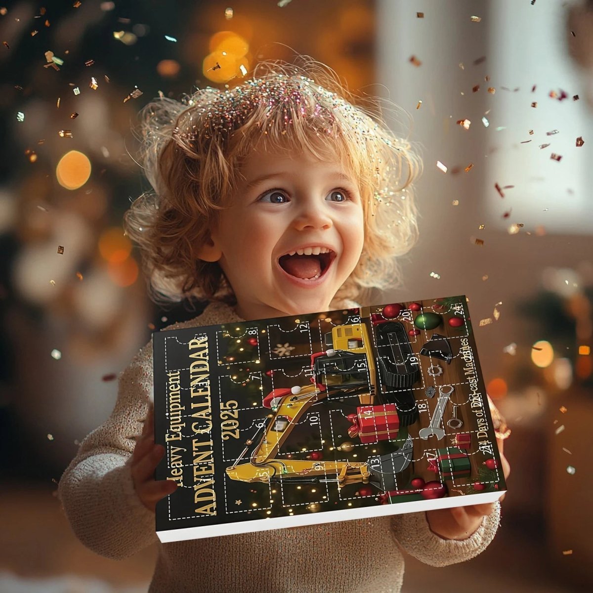Construction Vehicle Advent Calendar for Kids – 24 Truck & Tool Toy Surprises, Christmas Countdown, Ages 3+ - Nalani - Fashion Clothing and Decor