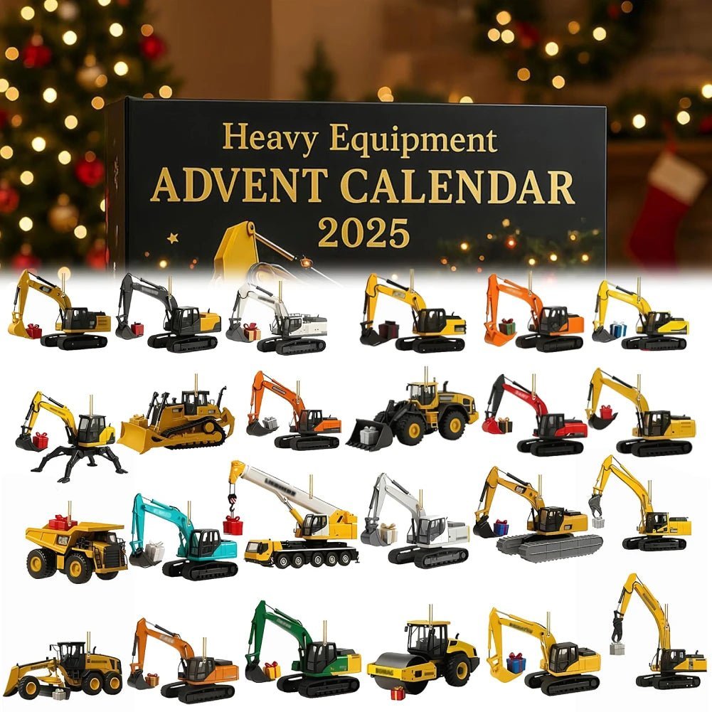 Construction Vehicle Advent Calendar for Kids – 24 Truck & Tool Toy Surprises, Christmas Countdown, Ages 3+ - Nalani - Fashion Clothing and Decor