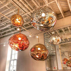 Copper Finish Lava Pendant Lamp Modern Pendant Light - Nalani - UK Fashion Clothing and Decor