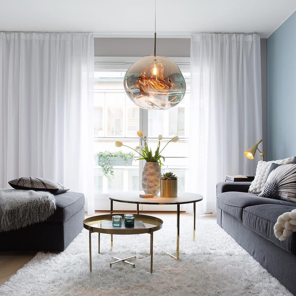 Copper Finish Lava Pendant Lamp Modern Pendant Light - Nalani - UK Fashion Clothing and Decor